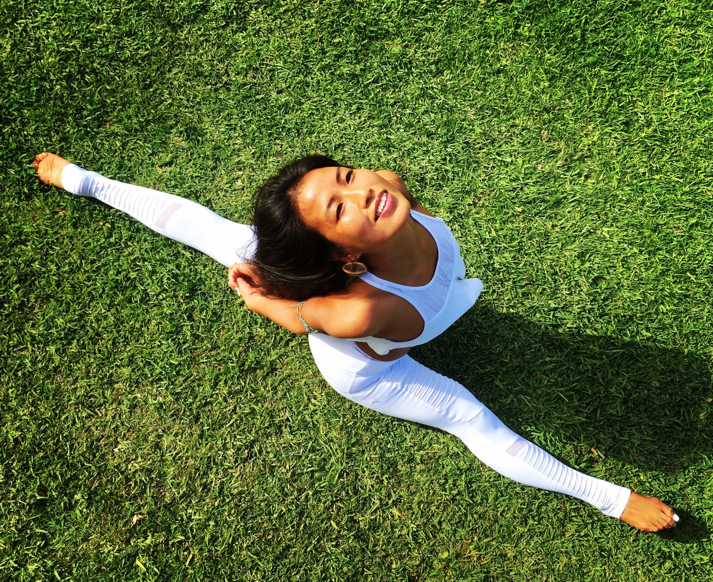 Yoga practice session